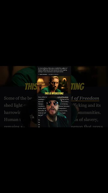 Screen Rant Promotes Sound Of Freedom??? What’s This? #shorts