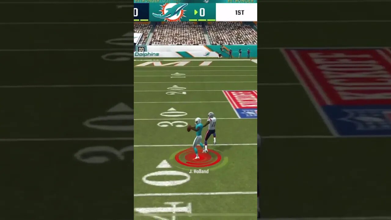 Dolphins Safety Jevon Holland Pass Interception Gameplay - Madden NFL 23 Mobile Football