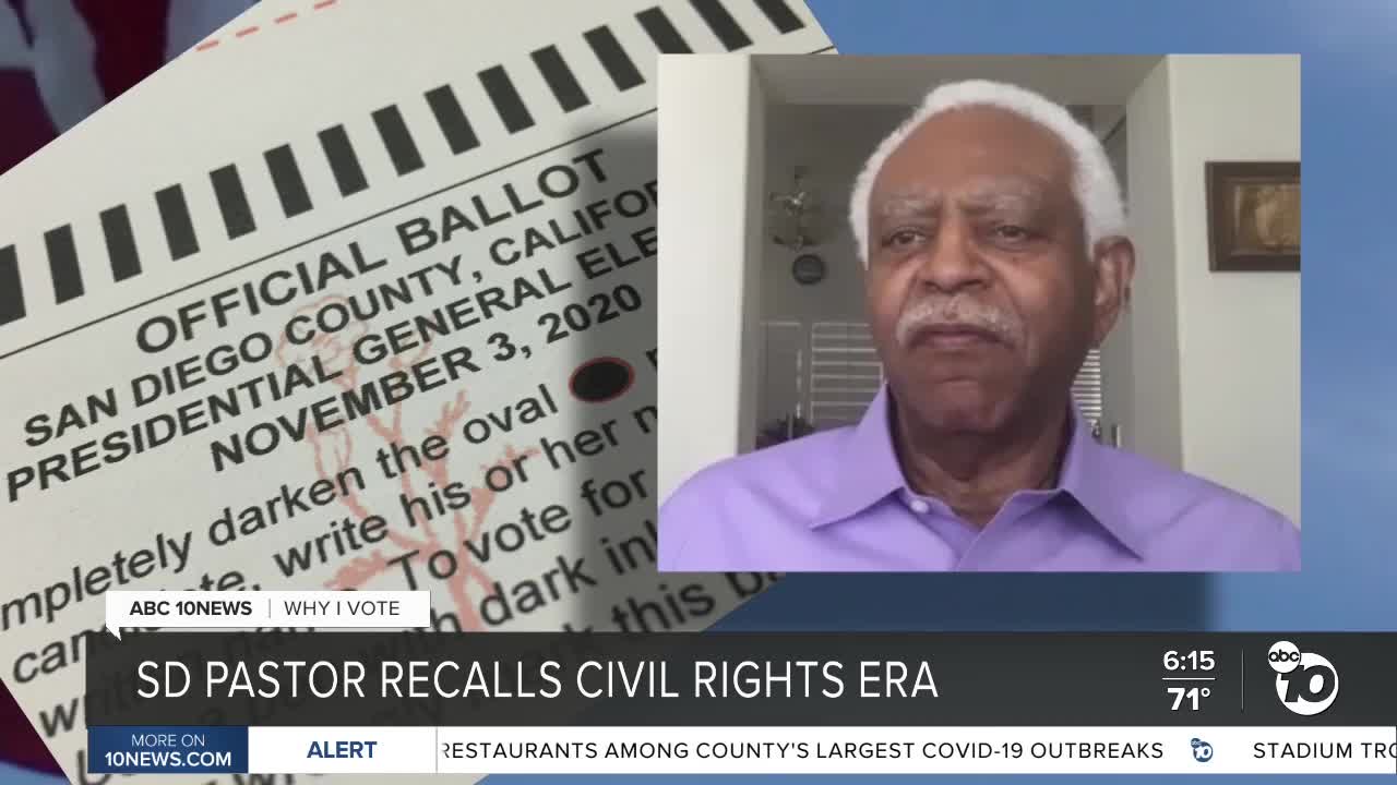 Why I Vote: San Diego pastor recalls Civil Rights era