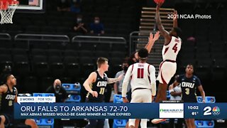 ORU falls to Arkansas