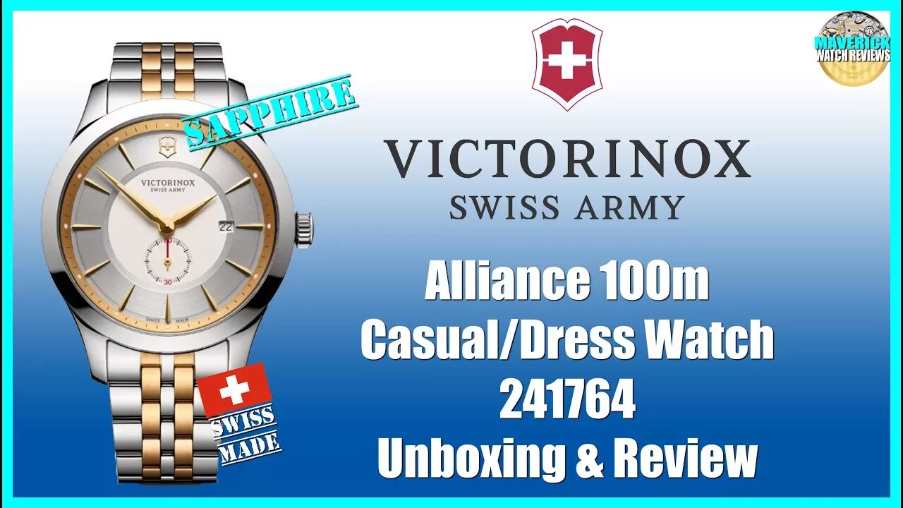 Most Boring Watch Ever! | Victorinox Alliance 100m Dress Watch 241764 Unbox & Review