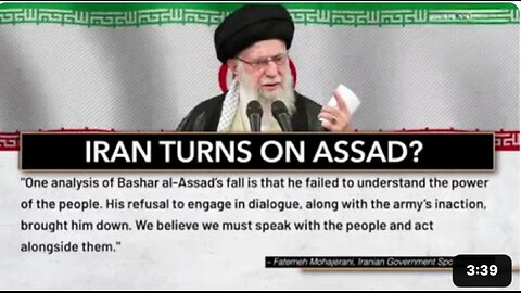 Iran Turns On Assad_ Tehran Blames Syria Leader For Exit, Reveals What Happened