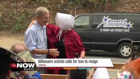 Billionaire activist calls for Issa to resign