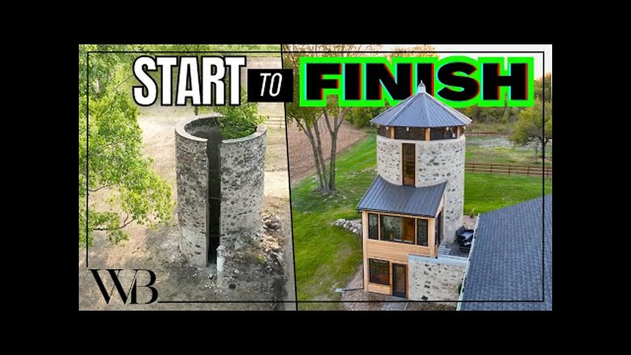 1 Year Renovation of a 100 Year Old Silo | Start to Finish