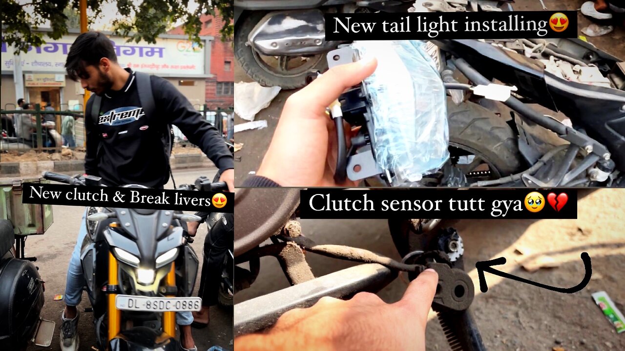 Yamaha Mt-15 bike Modification || Installing new tail light