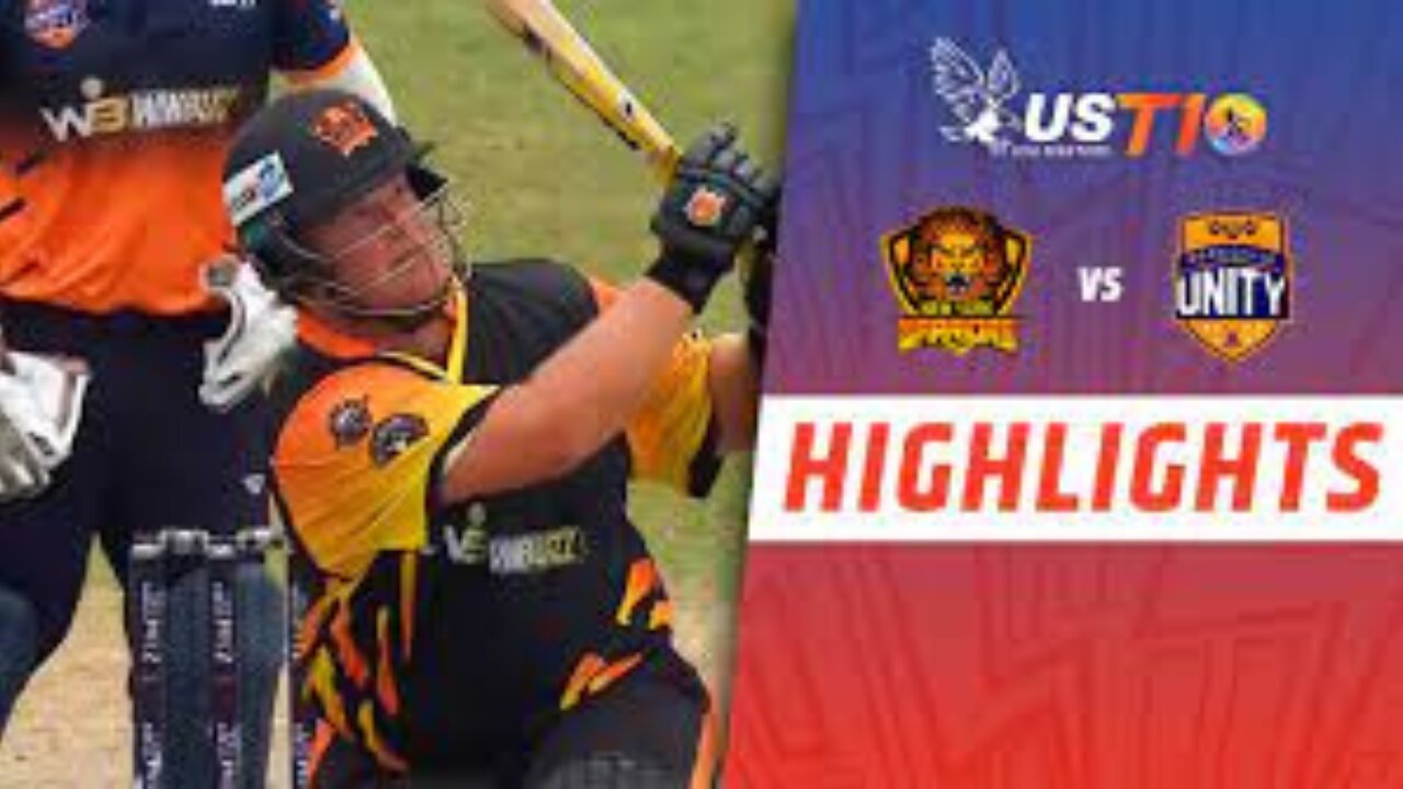 Thrilling Battle! New York Warriors vs. Morrisville Unity | US Masters T10 2023 | Sports Allowance