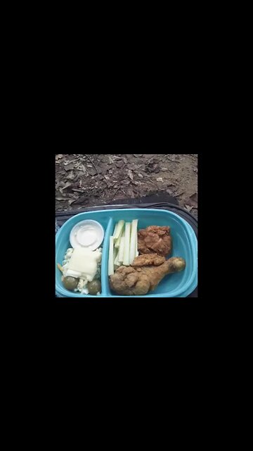 What a Redneck eats while camping,,, lucky #7😜
