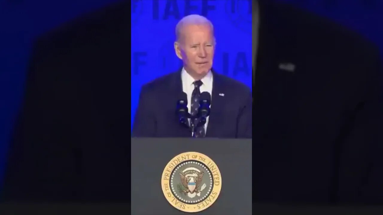 Biden: They Had To See "if I had a brain" #shorts