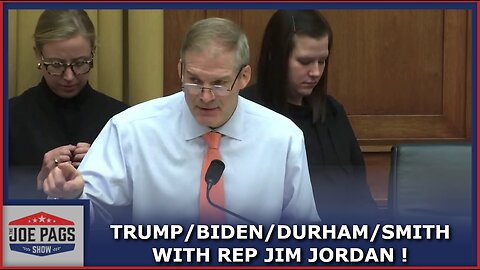 Rep Jim Jordan is ON A MISSION!