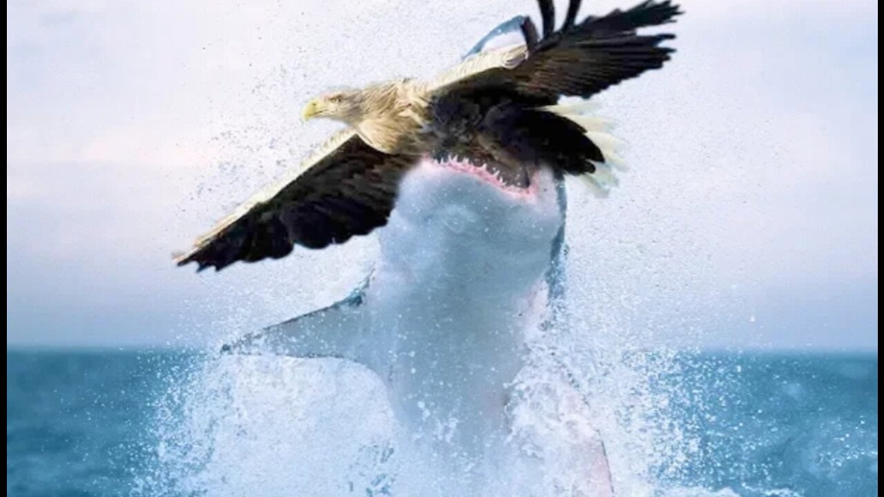 How can a shark hunt eagle fly?