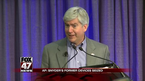 AP: Snyder's Former Devices Seized