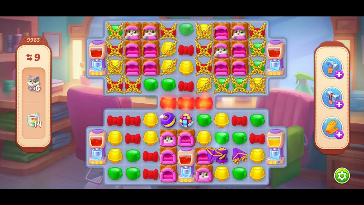 Playrix Homescapes Gameplay Walkthrough Level 9963