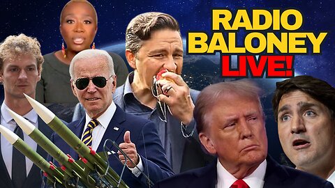 Radio Baloney Live! Biden Airstrikes, Poilievre On Syria, Trudeau Vs Trump, Joy Reid, Daniel Penny