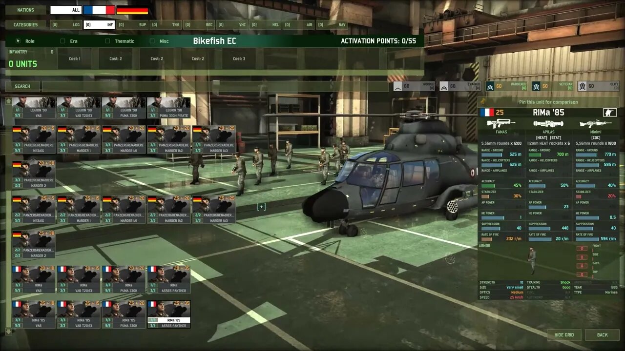 EUROCORPS Unit Comparisons | Shock Infantry - Wargame Red Dragon