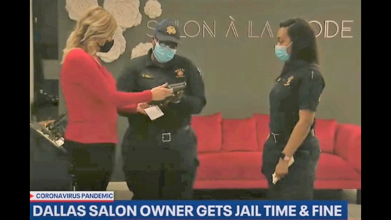 Dallas salon owner gets 7 days in jail for reopening amid Texas shutdown