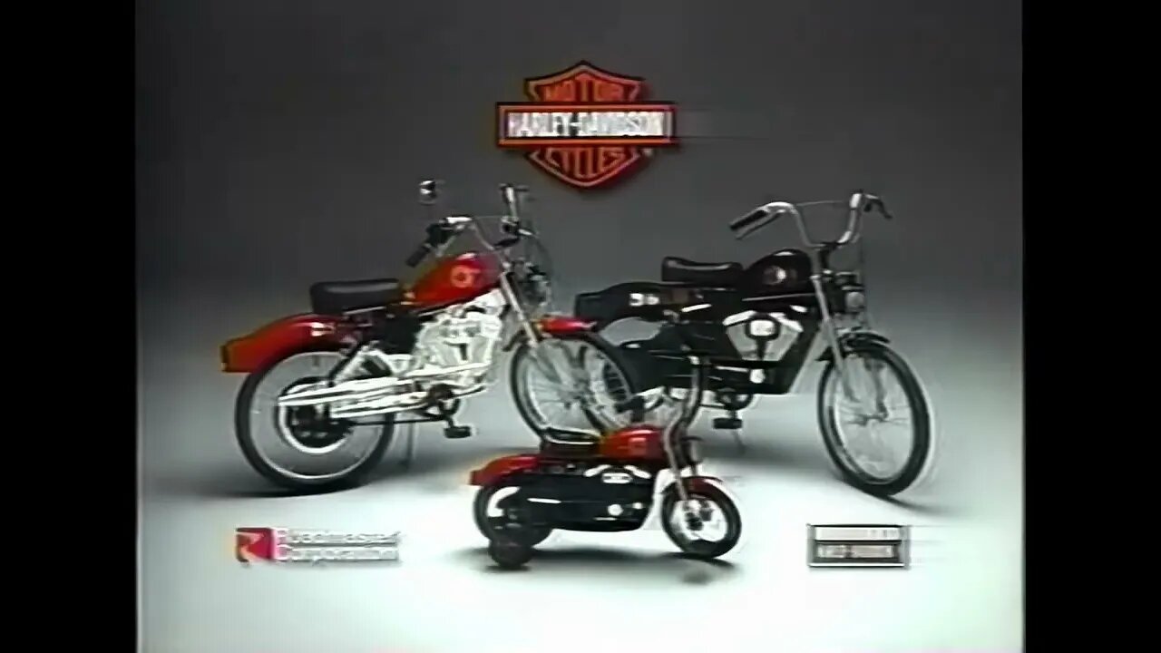 Roadmaster Harley Davidson Motorcycle Bicycle - Bike Commercial 1994