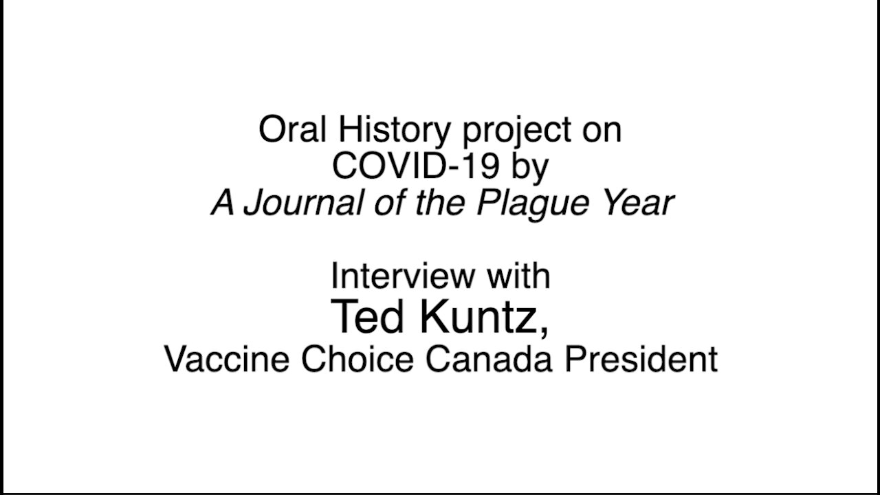 Oral History Project Focused on Covid-19, Interview with Ted Kuntz, VCC President