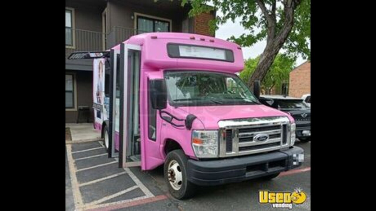 2016 Ford E350 Super Duty PINK Ice Cream & Shaved Ice Truck with New Interior for Sale in Texas