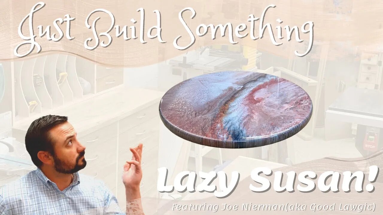 Just Build Something! How to Make a Resin Art Lazy Susan (start-to-finish) - It's Easy, I Promise!!!