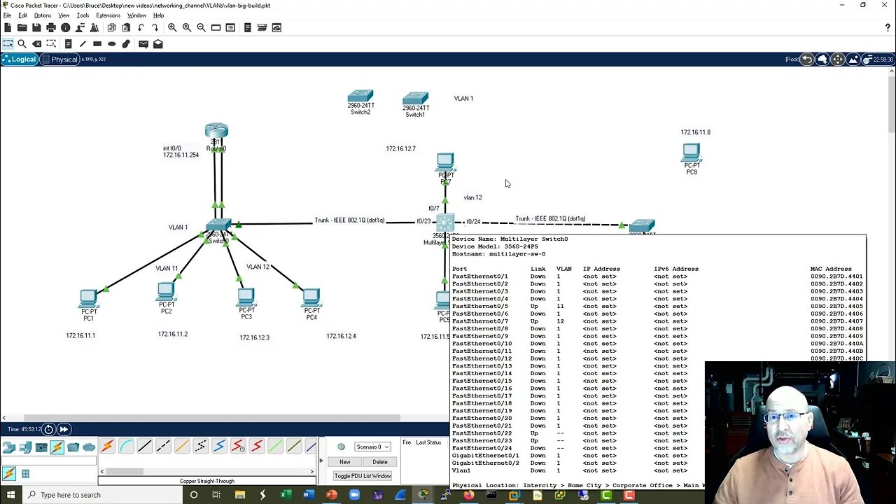 VLANs, trunks, routing, pruning and tagging part 3 of 3