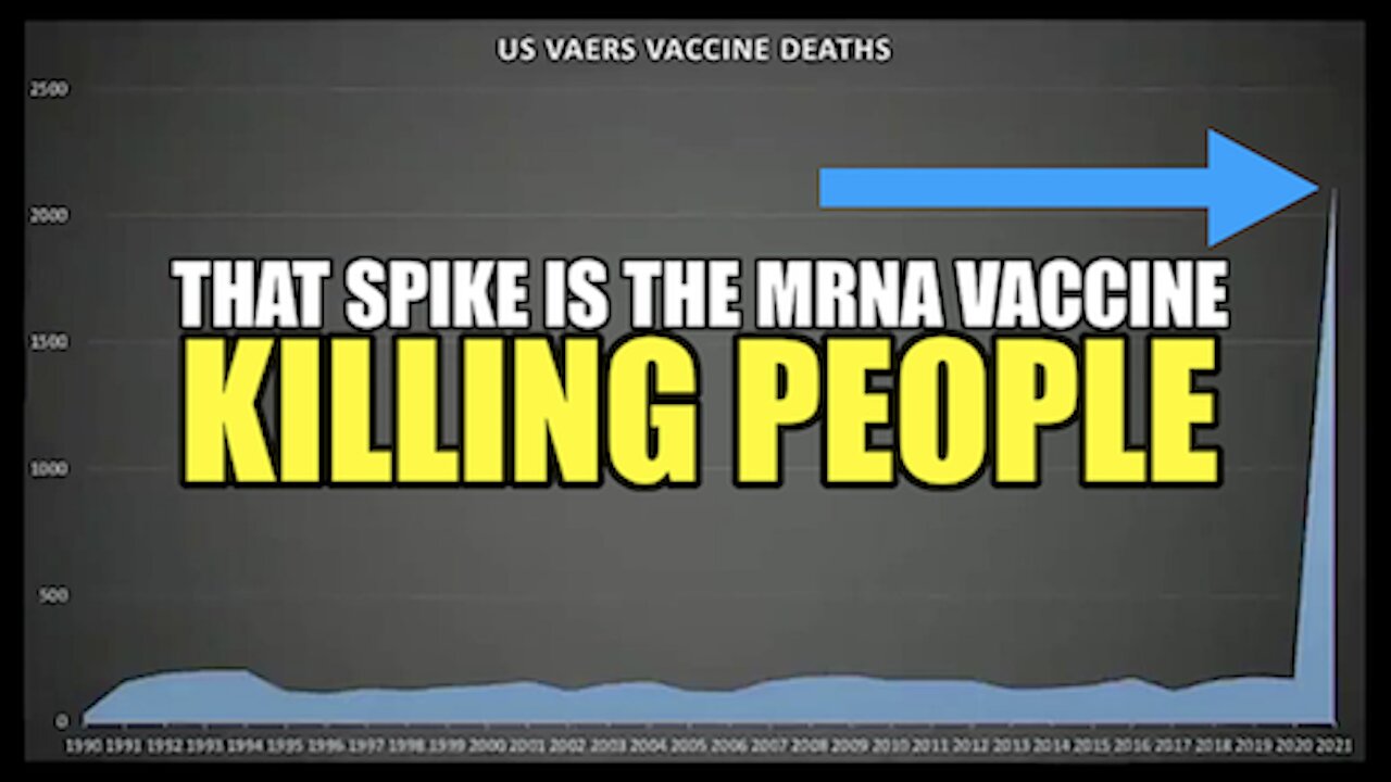 THAT SPIKE IN THE CHART IS THE mRNA VACCINE KILLING PEOPLE!!!