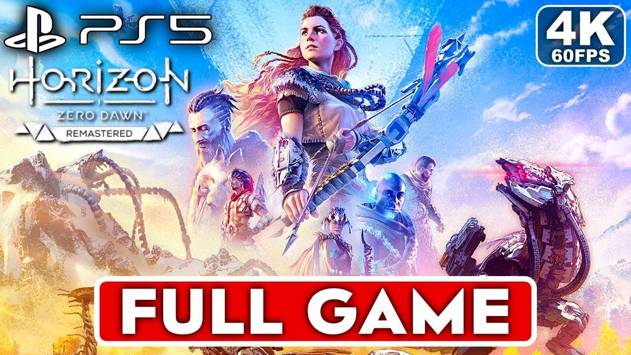 HORIZON ZERO DAWN REMASTERED Gameplay Walkthrough FULL GAME [4K 60FPS PS5] No Commentary