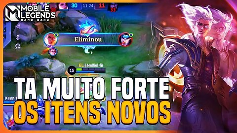 FIZ NATAN COM OS NOVOS ITENS CRITICOS E FIZ 20 KILLS KKKKKK | MLBB