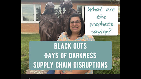 Blackouts - Supply Chain Distributions - What are the PROPHETS SAYING?!