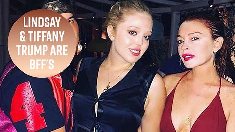 Lindsay Lohan & Tiffany Trump party in Greece