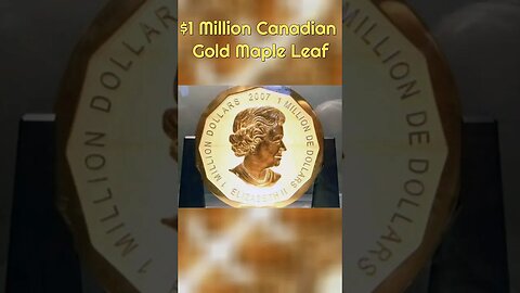 $1 Million Canadian Coin #shorts #youtubeshorts #coin #canada #elizabeth #facts #didyouknow #viral