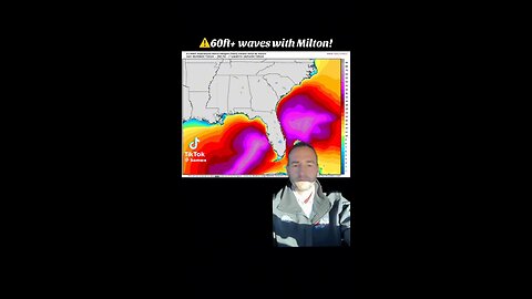 60+Foot Waves With Hurricane Milton 2024
