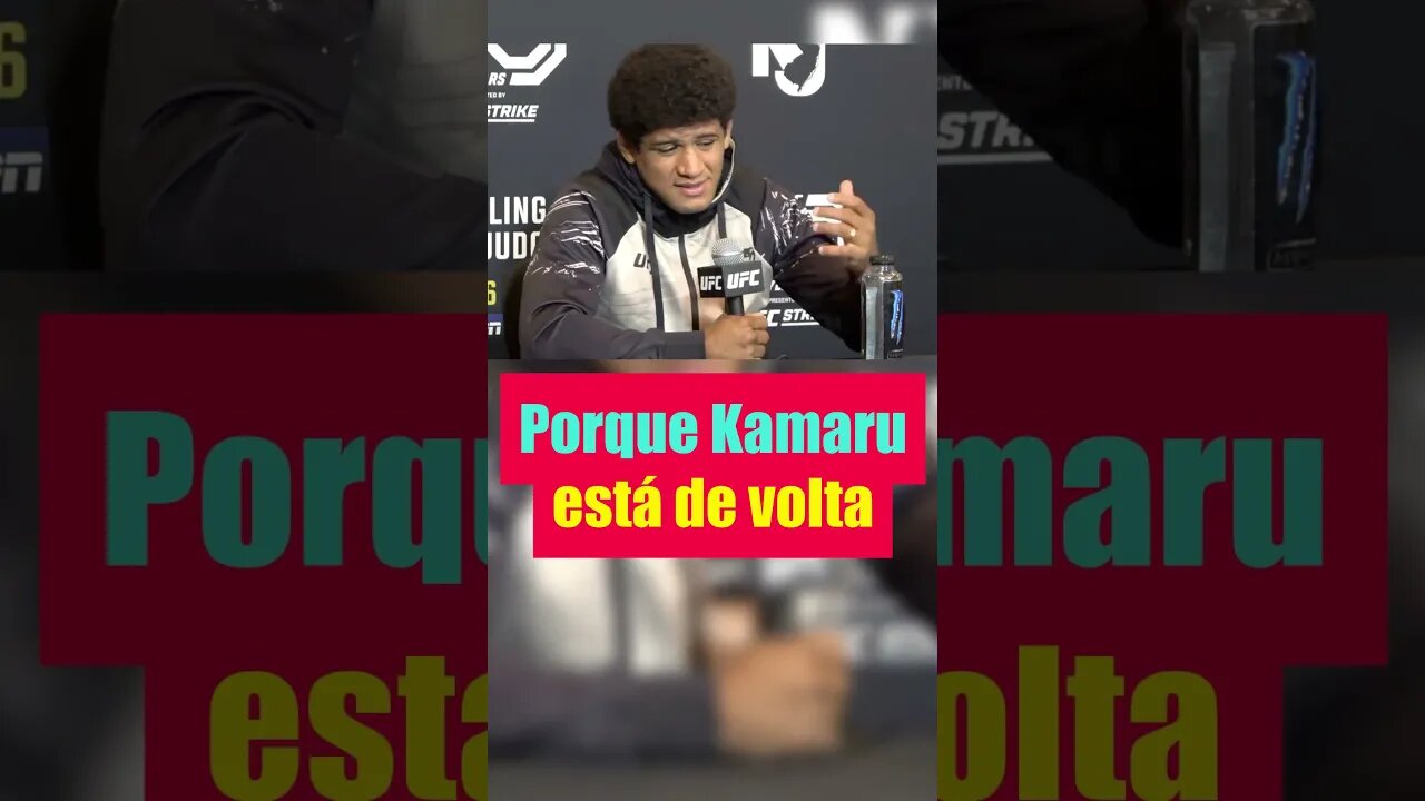 Gilbert Durrinho Burns em sua Opinião entre Kamaru Usman vs Khamzat Chimaev #shorts