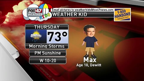 Weather Kid - Max - 5/23/19