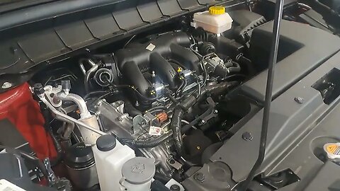 2023 nissan pathfinder rock creek engine bay