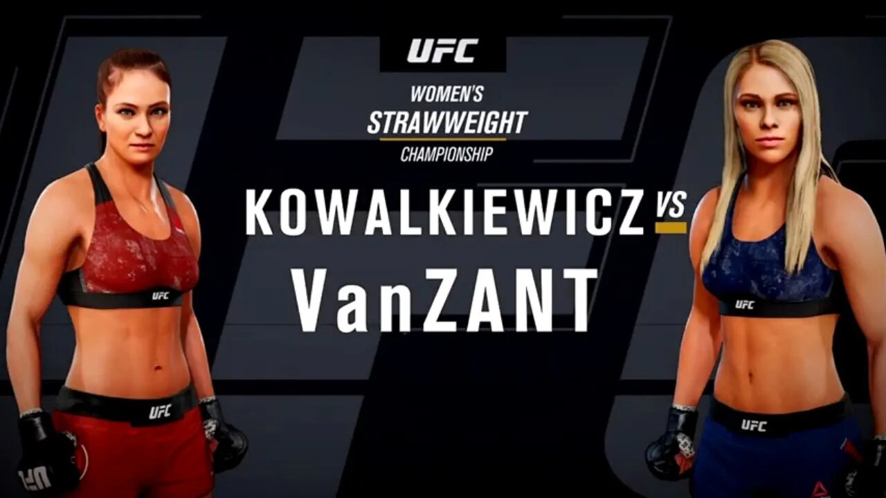 EA Sports UFC 3 Gameplay Paige VanZant vs Karolina Kowalkiewicz