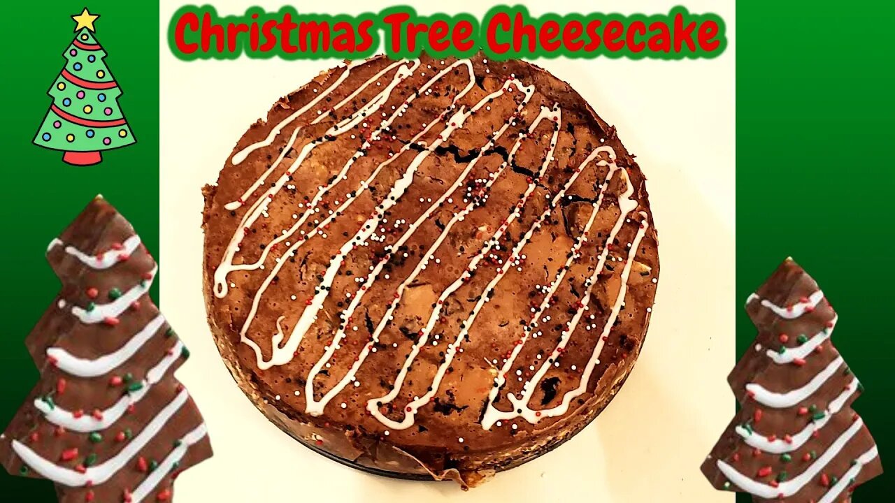 Little Debbie Christmas Tree Cheesecake | Chocolate Cheesecake | Copycat Little Debbies | Cheesecake