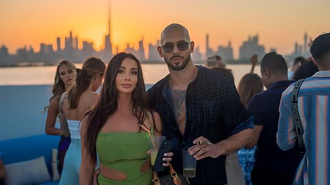 Andrew Tate’s $387M Dubai YACHT PARTY w/🇷🇺MODELS😍🛥️