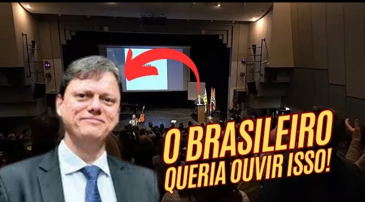 DIRETO DE ISRAEL - TARCÍSIO DE FREITAS FAZ PRONUNCIAMENTO HISTÓRICO!