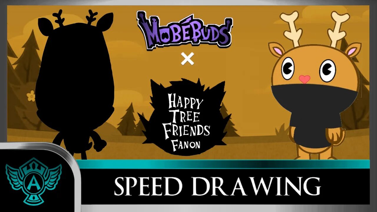 Speed Drawing: Happy Tree Friends Fanon - Lenny | Mobebuds Style