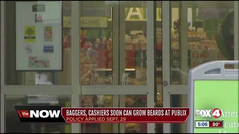 Baggers, cashiers soon can grow beards at Publix