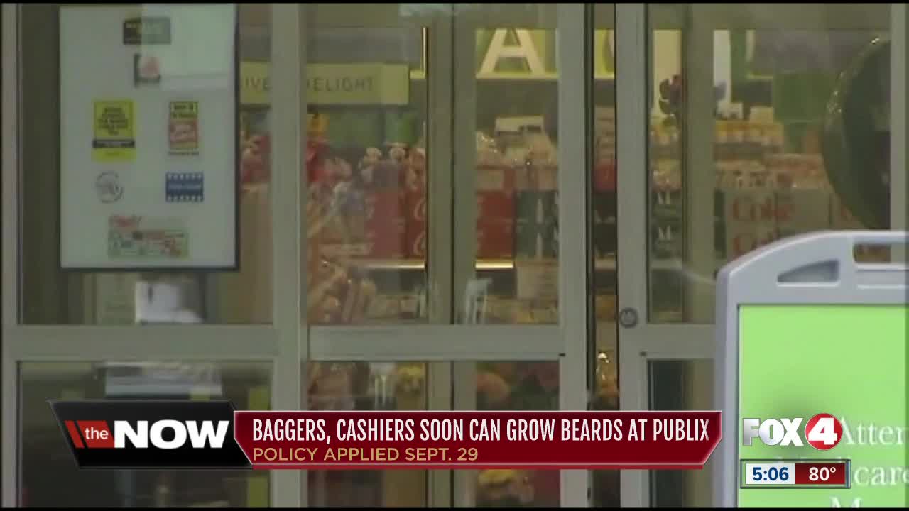 Baggers, cashiers soon can grow beards at Publix