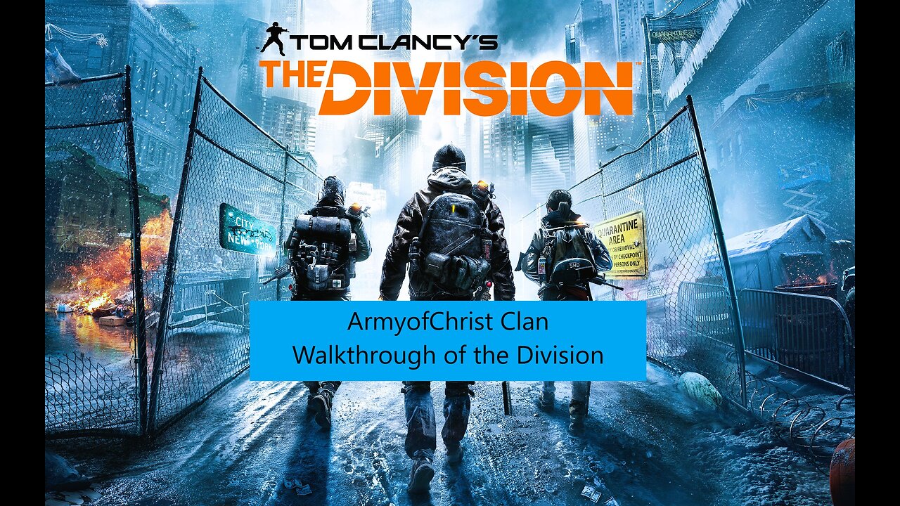 ArmyOfChrist The Division playthrough part 1