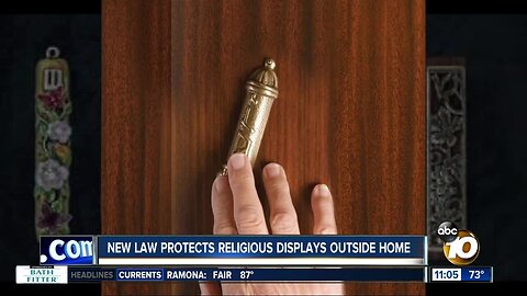 New law protects religious displays outside home