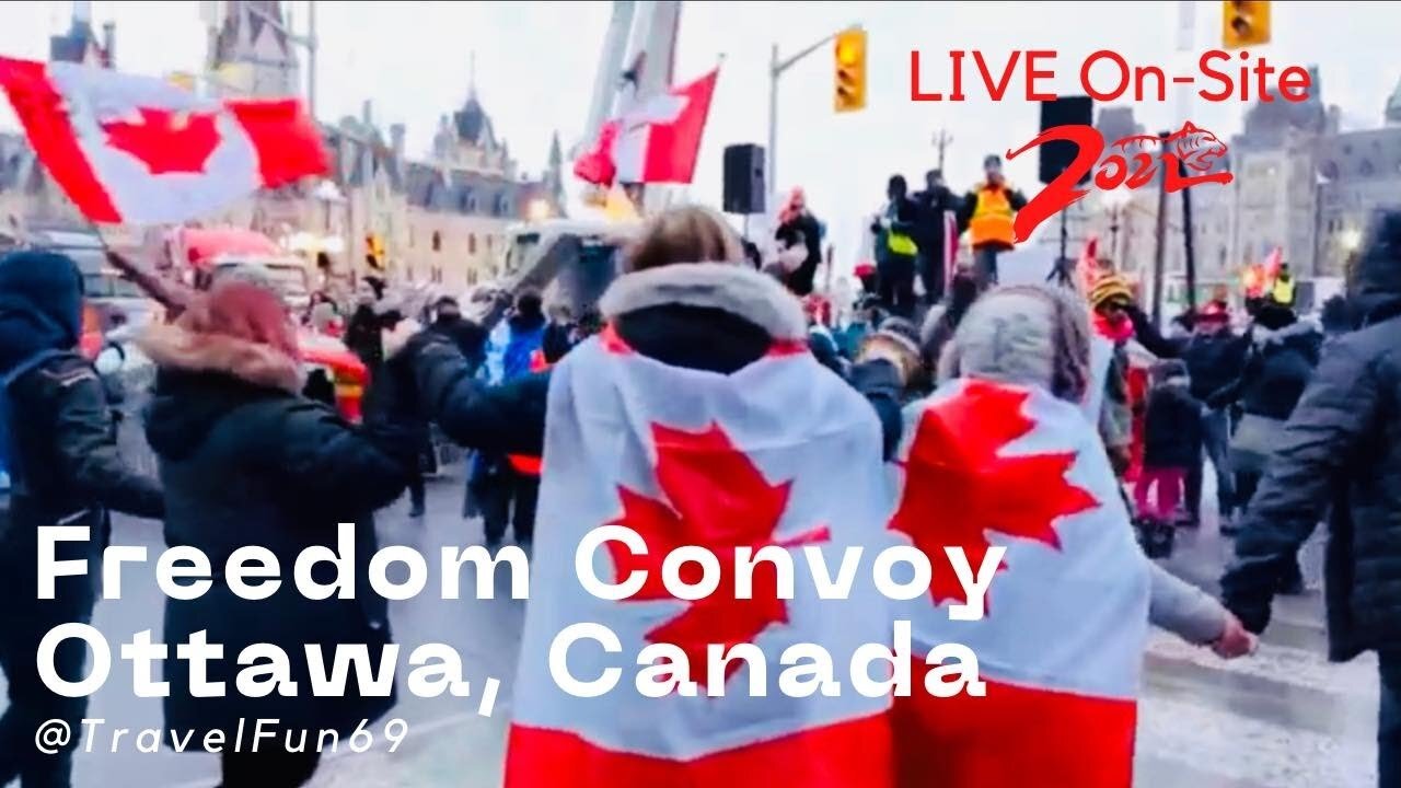 Truckers Freedom Convoy (Ottawa, Canada) February 3, 2022