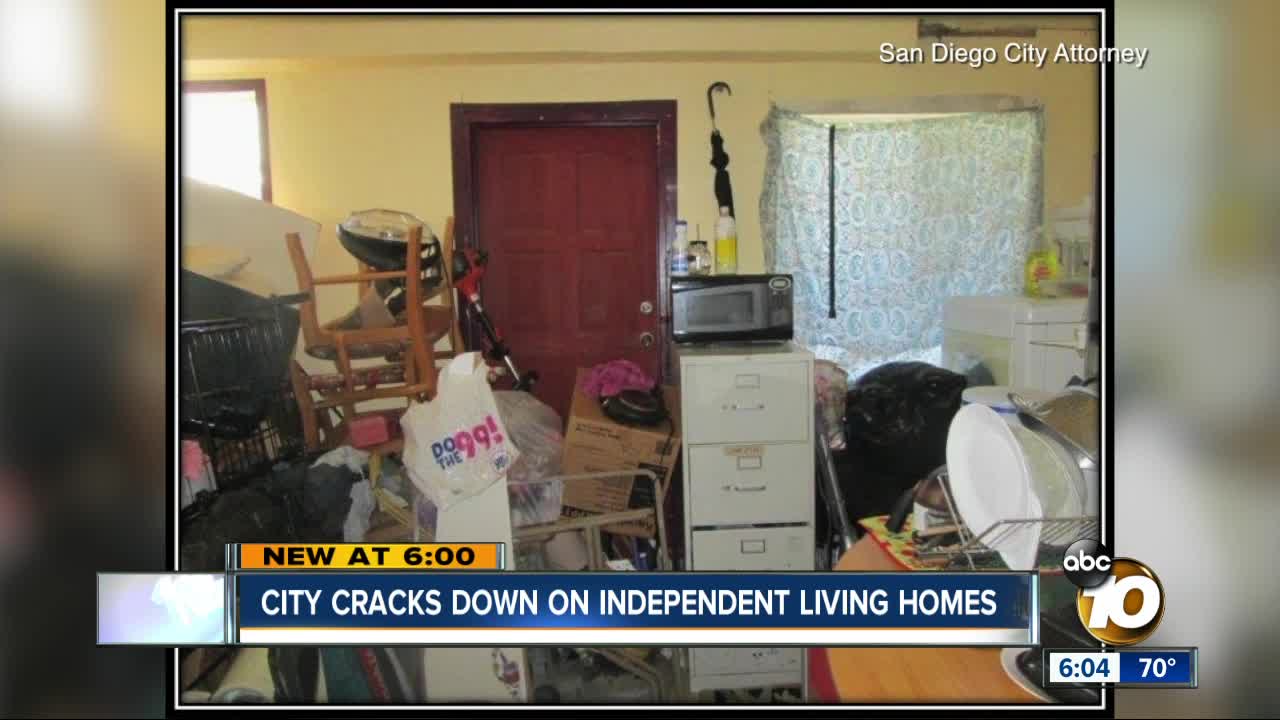 City cracks down on independent living home