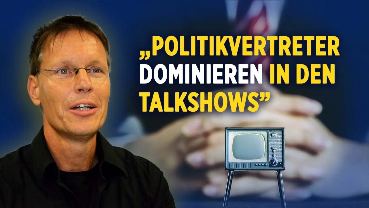 Medienforscher: "Politikvertreter dominieren in den Talkshows" | Prof.Dr. Michael Meyen im Interview