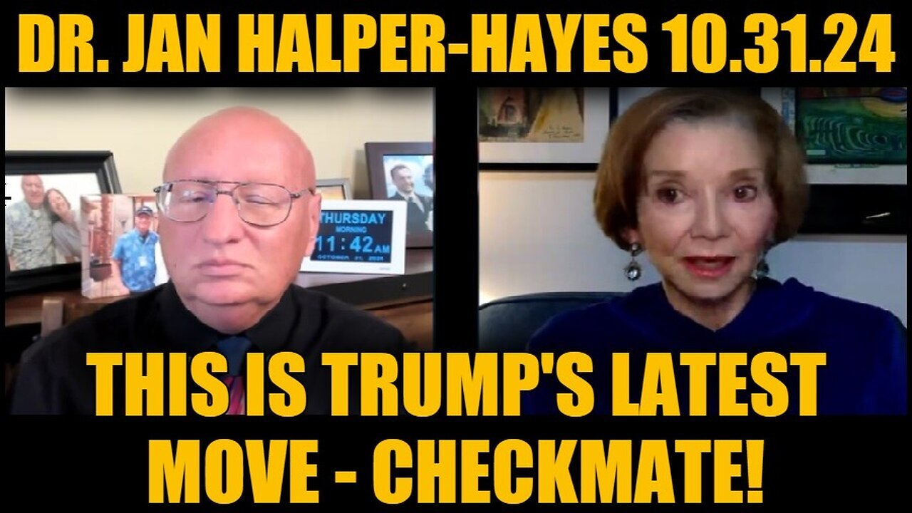 Dr. Jan Halper-Hayes 10/31/24: This is Trump's Latest Move - Checkmate!