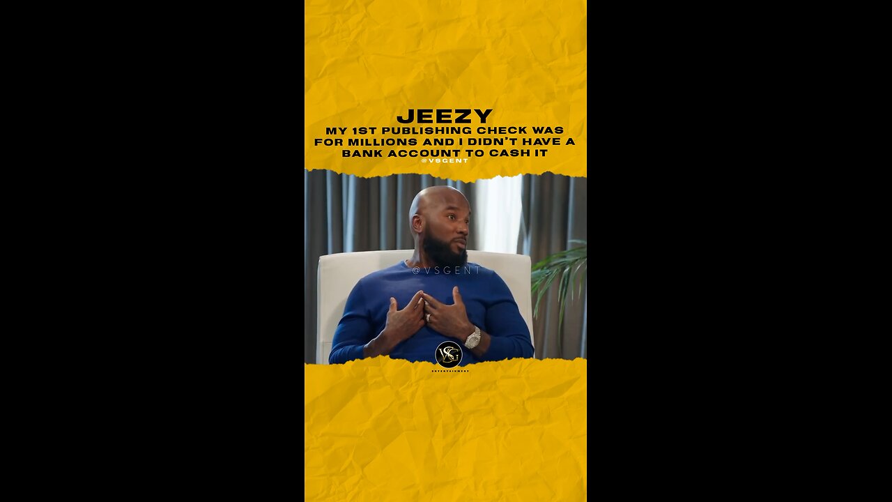 @jeezy My 1st #publishing check was for a Million & I didn’t even have a bank account to cash it.