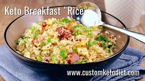 Keto Breakfast Rice.