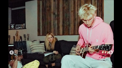 Avril Lavigne and Machine Gun Kelly hit the studio